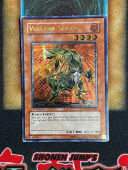 Yugioh Volcanic Slicer FOTB-EN012 Ultimate Rare 1st Ed MP - Image 1