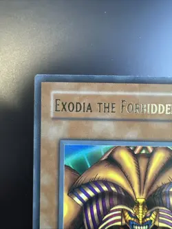 Yugioh Exodia the Forbidden One LOB-124 1st Edition Ultra Rare Glossy USA LP - Image 2