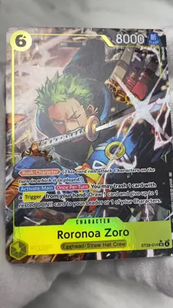 One Piece Roronoa Zoro ST29-014 SR Full Art Starter Deck 29 Egghead - Image 2