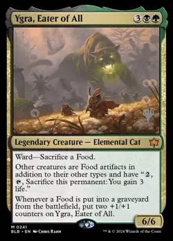 MTG Ygra, Eater of All Promo Pack: Bloomburrow FOIL NM UNPLAYED SHIPS ASAP - Image 1
