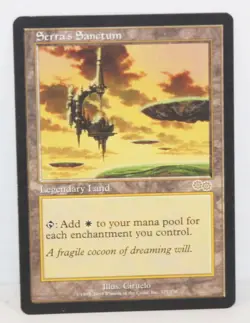 Magic: The Gathering Serra's Sanctum Urza's Saga Legendary Land Rare English - Image 1