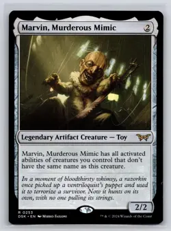 Marvin, Murderous Mimic 253 Duskmourn: House of Horror Magic: The Gathering NM - Image 1