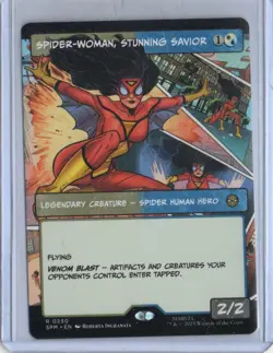 MTG MARVEL'S SPIDER-MAN SPIDER-WOMAN STUNNING SAVIOR SHOWCASE RARE - Image 1