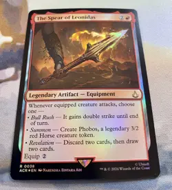1x The Spear of Leonidas 0038 **Foil** - Assassin's Creed MTG - NM - Image 2