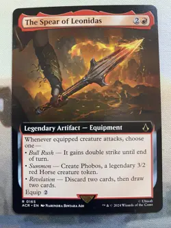 The Spear of Leonidas, Extended Art Assassin's Creed MTG - NM - Image 1