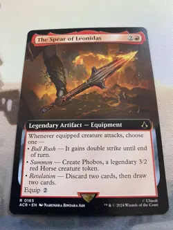 The Spear of Leonidas, Extended Art Assassin's Creed MTG - NM - Image 2