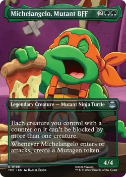 Michelangelo, Mutant BFF (Borderless) - Teenage Mutant Ninja Turtles (TMT) - Image 1