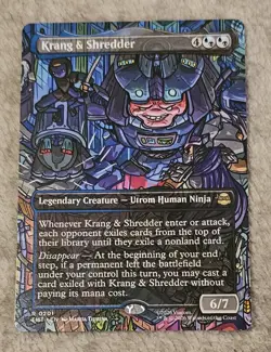 Krang & Shredder (Borderless) [TMT - 201] - NM MTG - Image 1