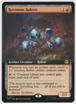 Ravenous Robots (Extended Art) 271 TMT Magic: The Gathering R NM - Image 1