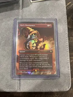 Foil Vivi's Persistence (Borderless) R Commander: FINAL FANTASY 458 NM - Image 1