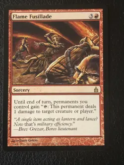 Flame Fusillade X1 Ravnica NM Condition Magic Gathering - Image 1