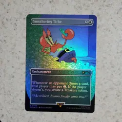 Magic The Gathering - Smothering Tithe - SpongeBob Secret Lair - Mr Krabs - Image 1