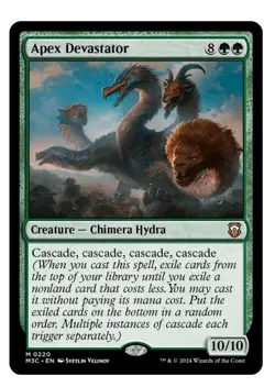 1x MTG Apex Devastator - Modern Horizons 3 Rare! NM Mint - Image 1