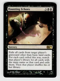 MTG, Magic 2010 (M10), Haunting Echoes, Normal, No.98, R Sorcery - Image 1