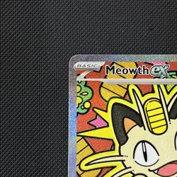 Pokemon TCG Meowth 121/088 SIR Perfect Order Pack Fresh NM - Image 2