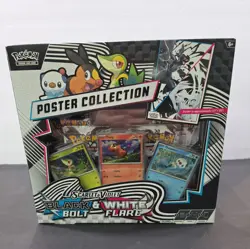 Pokemon TCG Black Bolt & White Flare Unova Poster Collection Box New Sealed - Image 2