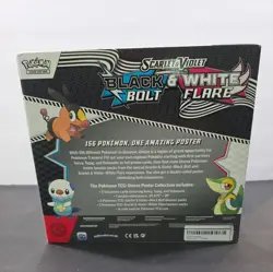 Pokemon TCG Black Bolt & White Flare Unova Poster Collection Box New Sealed - Image 3