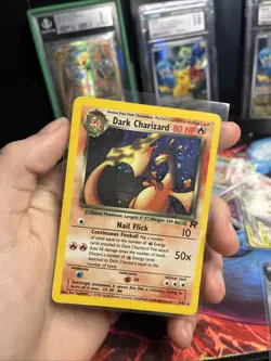 Pokemon Dark Charizard Holo Rare TCG Card 4/82 - Image 1