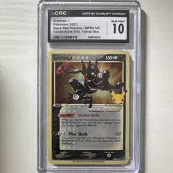 CGC GEM MINT 10 Greninja SWSH144 Black Star Promo - Image 1