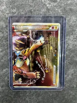 Entei & Raikou Legend Bottom 91/95 Unleashed Holo Pokemon TCG NEAR MINT NM - Image 2