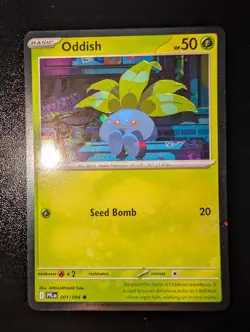 Oddish (Cosmos Holo) 001/094 Holo Miscellaneous Cards & Products Pokemon NM - Image 1