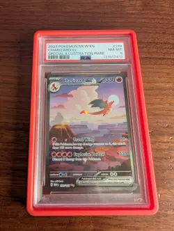 2023 Pokemon 151 Charizard ex SIR Special Illustration Rare 199/165 EN PSA 8 - Image 1