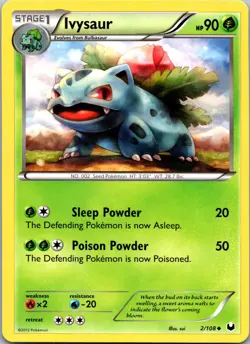 IVYSAUR 2/108 UNCOMMON DARK EXPLORERS POKEMON NM/M - Image 1