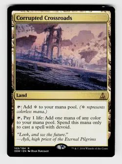 MTG, Prerelease Cards, Corrupted Crossroads, Normal, No.169, R Land - Image 1