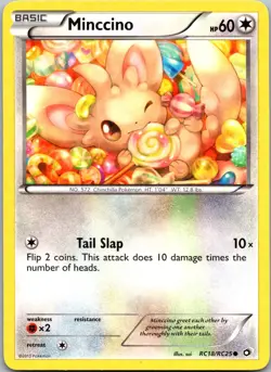 MINCCINO RC18/RC25 HOLO LEGENDARY TREASURES: RADIANT COLLECTION POKEMON NM/M - Image 1