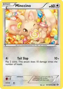 MINCCINO RC18/RC25 HOLO LEGENDARY TREASURES: RADIANT COLLECTION POKEMON NM/M - Image 4