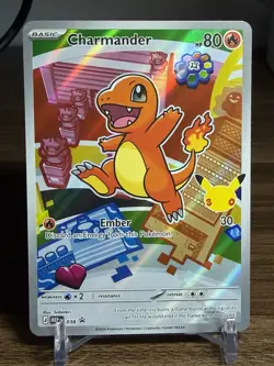 First Partner Illustration Charmander Promo Full Art Holo 038 Pokemon TCG - Image 2