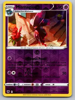 Mismagius 059/189 Rare Astral Radiance Pokemon Reverse Holo Lightly Played - Image 1