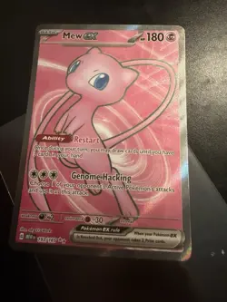 Pokemon TCG Mew EX Scarlet Violet-151 193/165 Holo Ultra Rare English Card Mint - Image 1