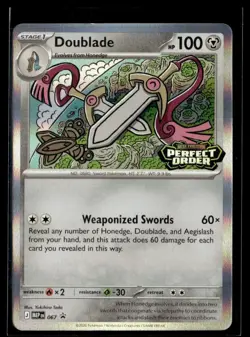 2025 Perfect Order (Pre Release)- Doublade Stage 1 / Promo #MEP067 - Image 1