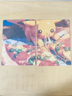 Anime ART STYLE Pikachu Fan Full Art Pokemon Custom Card/perfect bookmark - Image 2