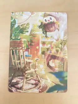 Anime ART STYLE Rowlet Fan Full Art Pokemon Custom Card/perfect bookmark - Image 1