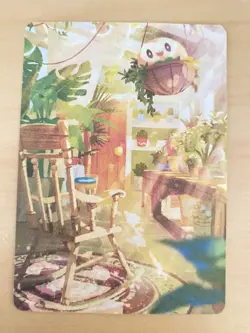 Anime ART STYLE Rowlet Fan Full Art Pokemon Custom Card/perfect bookmark - Image 2