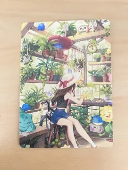 Anime ART STYLE Selene Rowlet Fan Full Art Pokemon Custom Card/perfect bookmark - Image 4