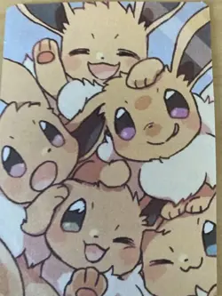 Japanese ART STYLE Eevee Fan Full Art Pokemon Custom Card/perfect bookmark - Image 1