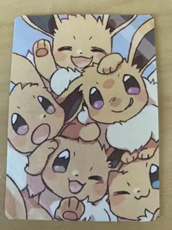 Japanese ART STYLE Eevee Fan Full Art Pokemon Custom Card/perfect bookmark - Image 2