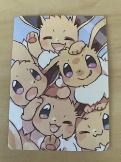 Japanese ART STYLE Eevee Fan Full Art Pokemon Custom Card/perfect bookmark - Image 3