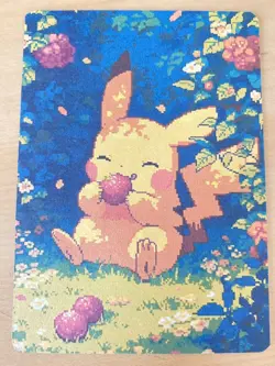 Anime ART STYLE Pikachu Fan Full Art Pokemon Custom Card/perfect bookmark - Image 3