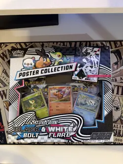 Pokemon Scarlet & Violet Black Bolt & White Flare Poster Collection Box - Image 1
