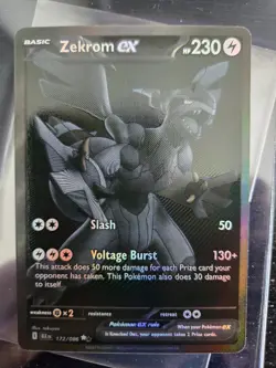 2025 Pokemon Black Bolt Zekrom Ex #172 - Image 1