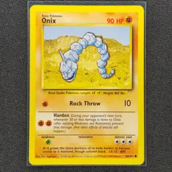 Onix - 56/102 - Common - Base Set - Pokemon Card - NM/M - Image 1
