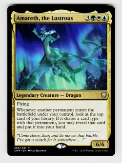 MTG, Commander Legends, Amareth, the Lustrous, Normal, No.266, R Legendary Creat - Image 1