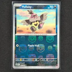 Vullaby – 063/086 – Masterball Holo - White Flare - Pokemon Card - NM/M - Image 1