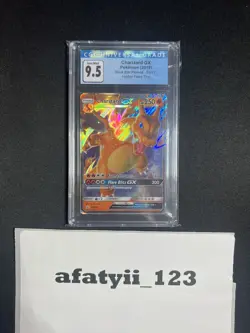 2019 Pokemon Hidden Fates Tins Charizard GX SM211 CGC 9.5 BLACK STAR PROMO - Image 1