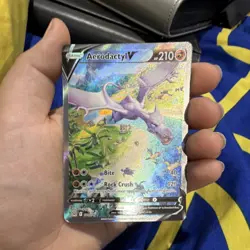 The Pokemon Company Aerodactyl V Full Art Holo Ultra Rare Lost Origin English - Image 1