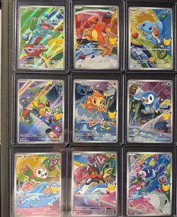 Pokemon 2026 First Partner Series 1 llustration Collection Full Set of 9 Promo - Image 1
